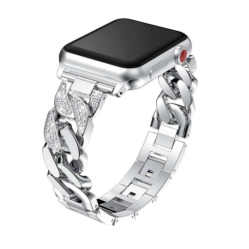 Apple Watch Metal Alloy with Diamond Inset watch band (LSJL-022)