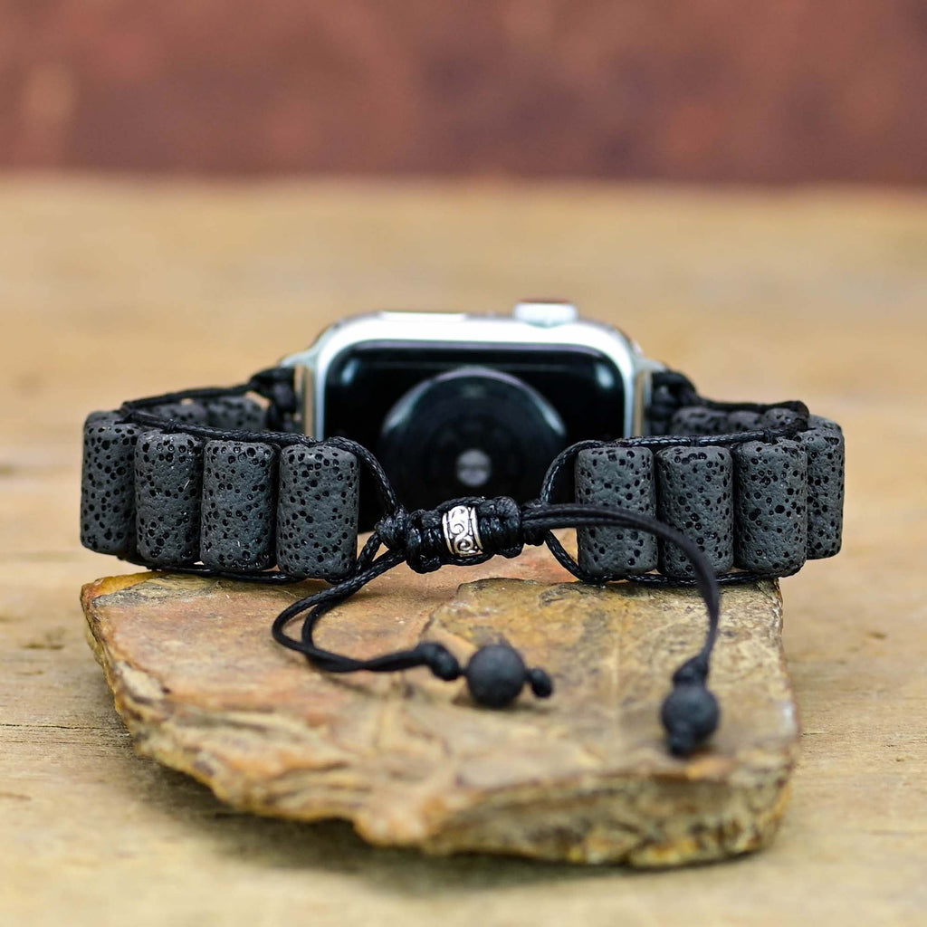 Apple Watch Band Lava Rock handmade (LSJLM-021)