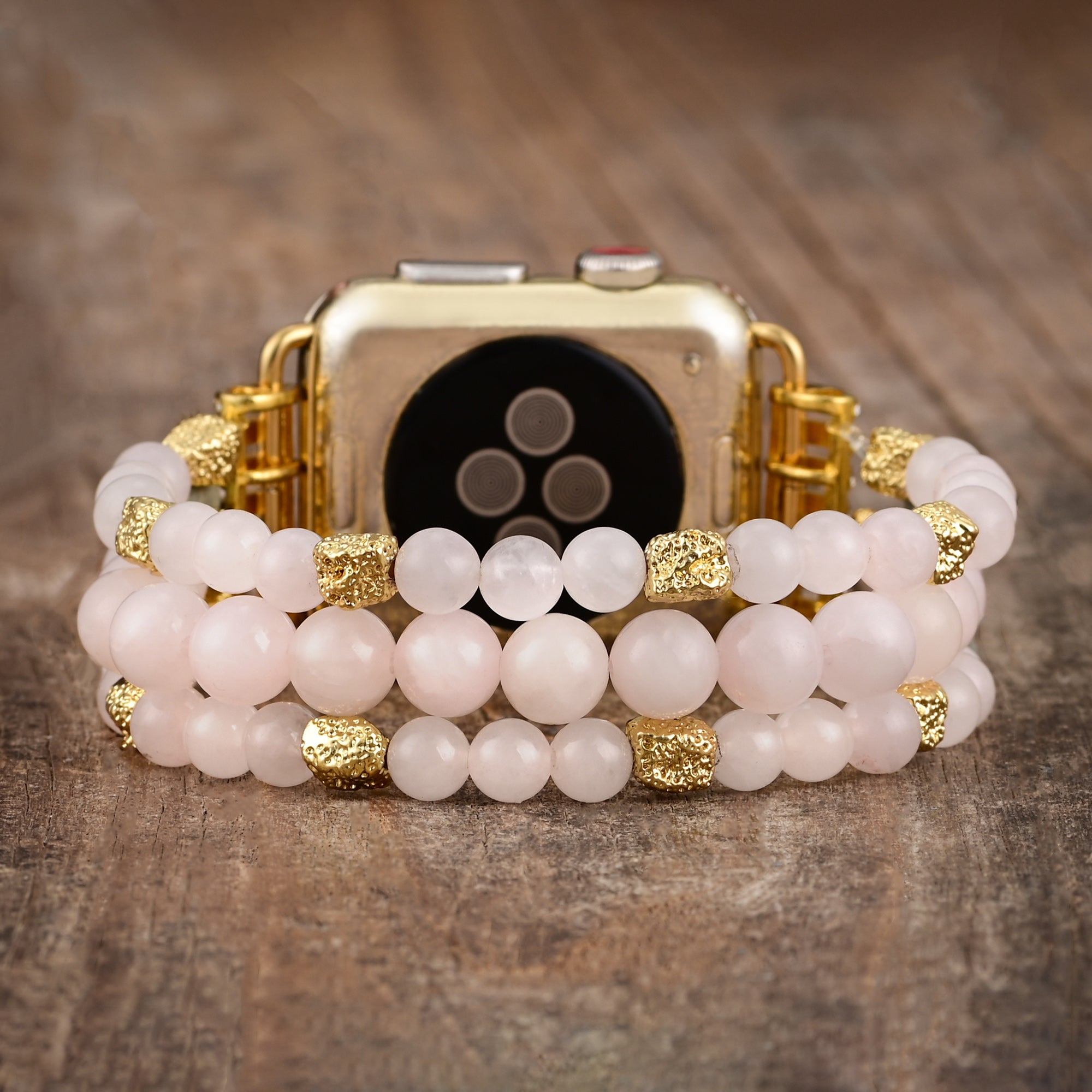 Apple Watch Strap Yoga Mom Rose Quartz Stretch (LSJLM-033)