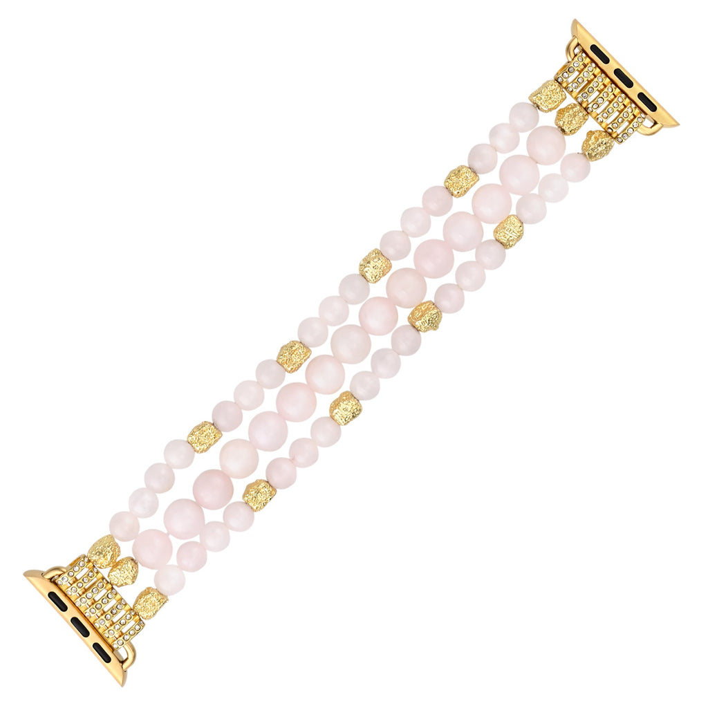 Apple Watch Strap Yoga Mom Rose Quartz Stretch (LSJLM-033)
