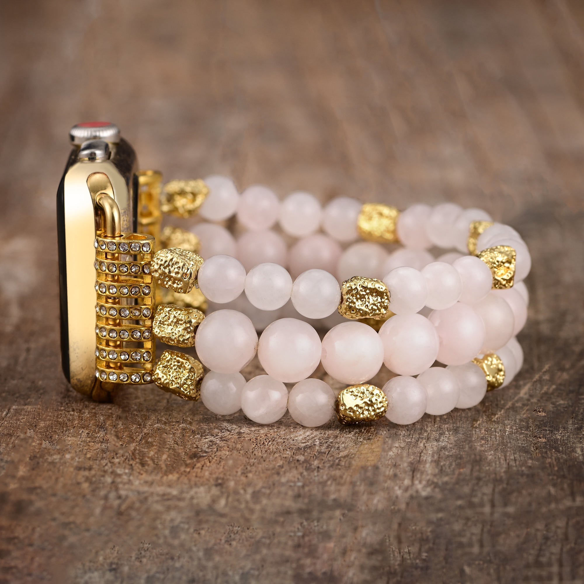 Apple Watch Strap Yoga Mom Rose Quartz Stretch (LSJLM-033)