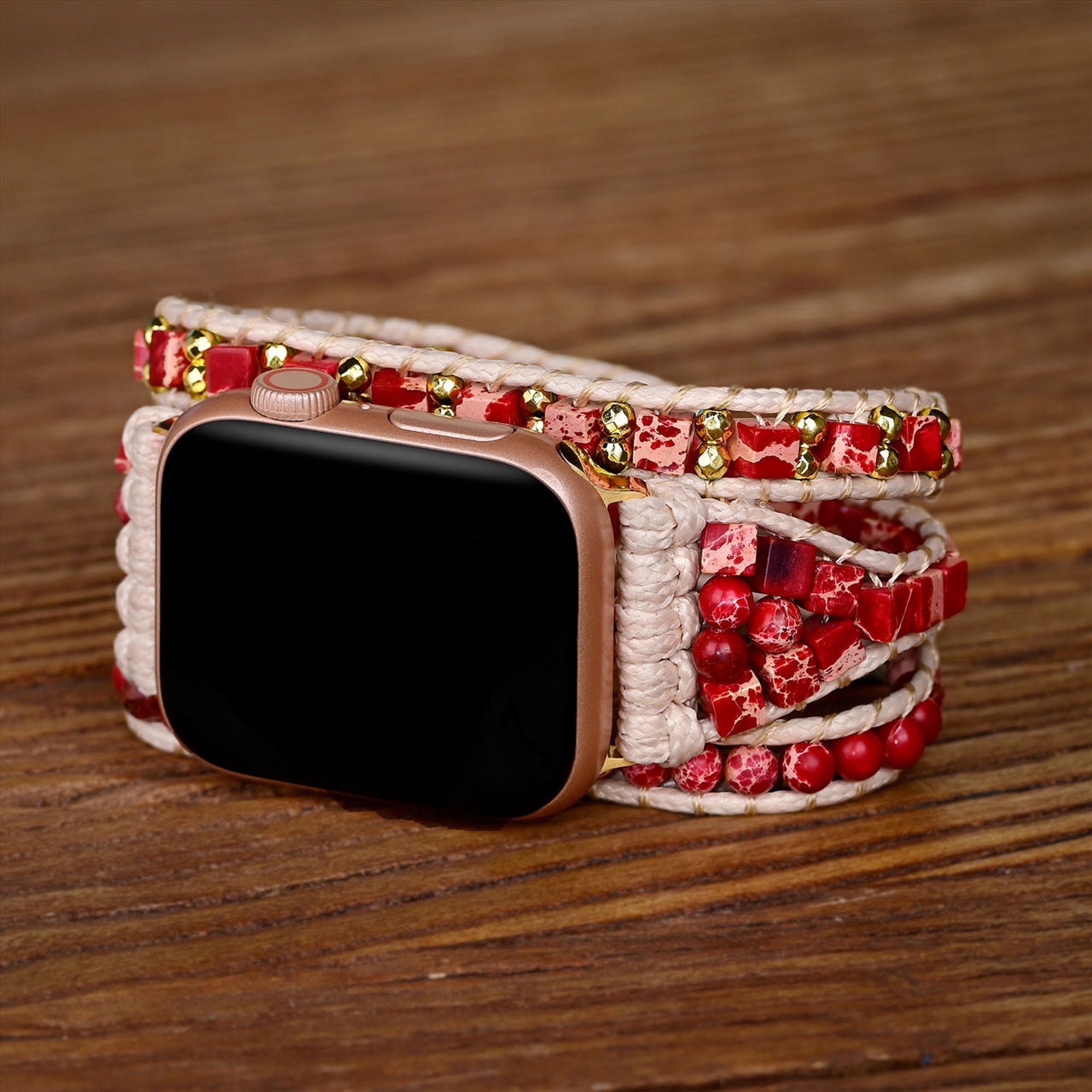 Apple Watch Strap Cherry Emperor Jasper (LSJLM-041)