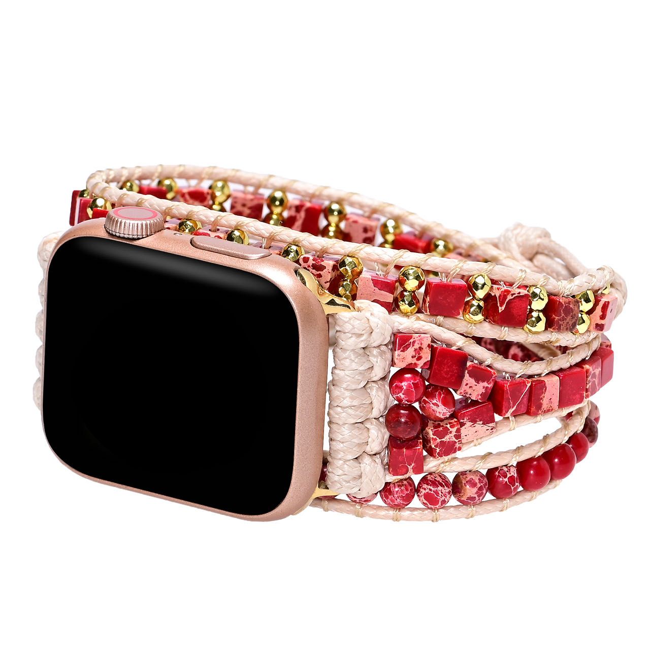 Apple Watch Strap Cherry Emperor Jasper (LSJLM-041)