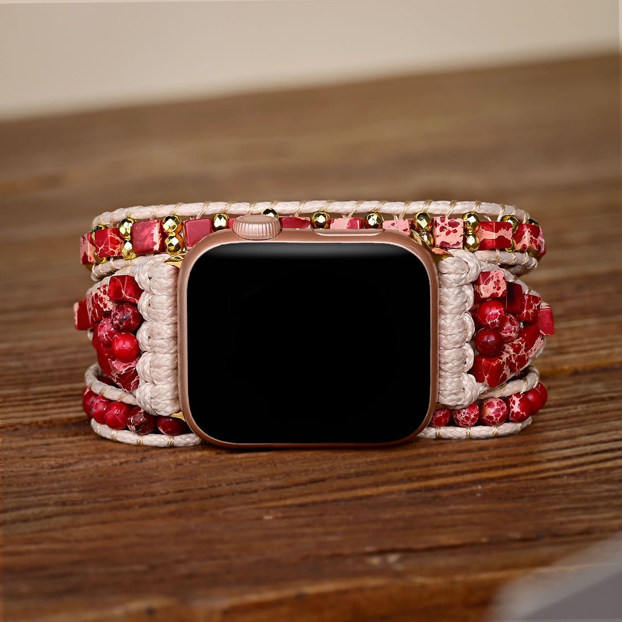 Apple Watch Strap Cherry Emperor Jasper (LSJLM-041)