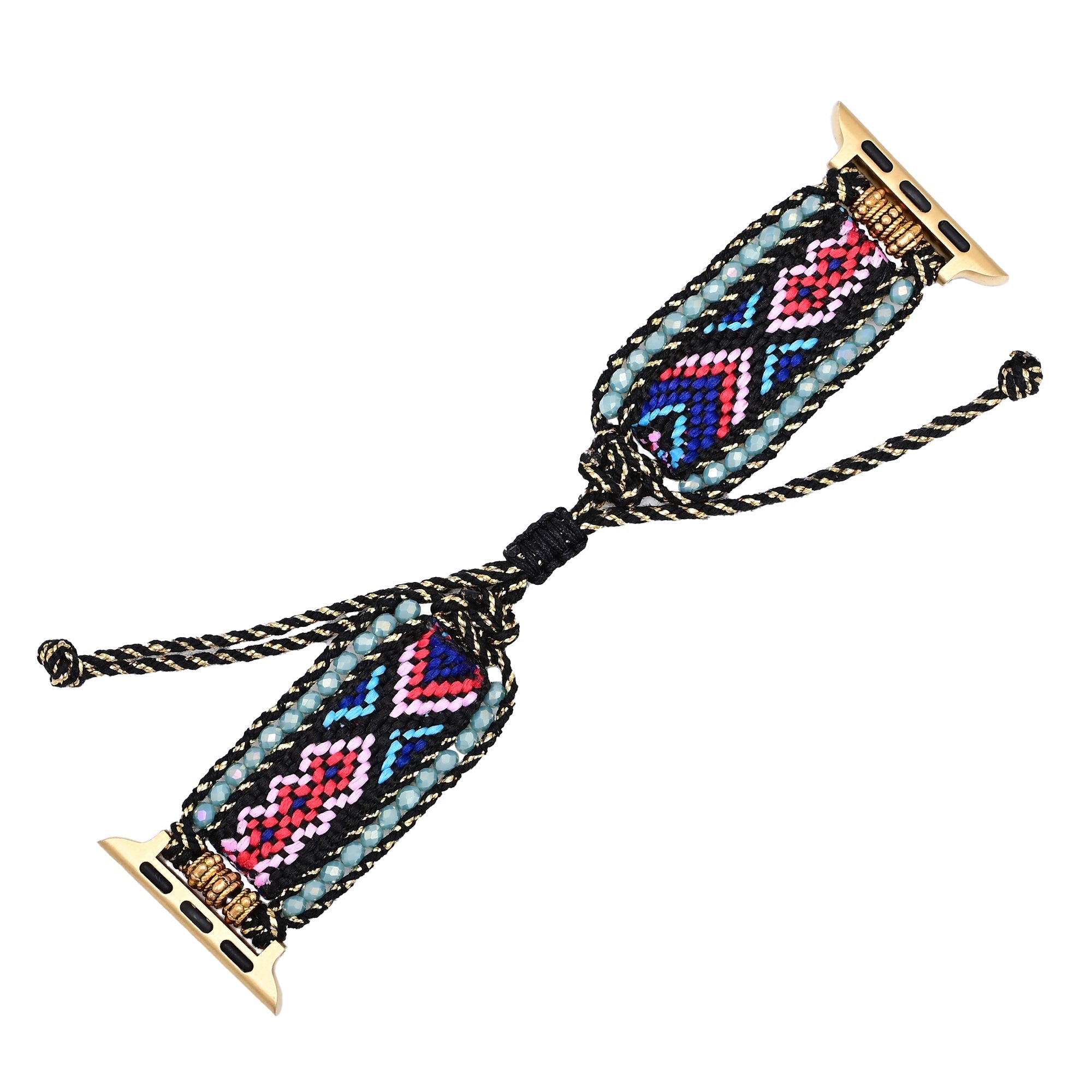 Apple Watch Handmade Boho Fabric Nylon Watch Strap Band (LSJLM003)