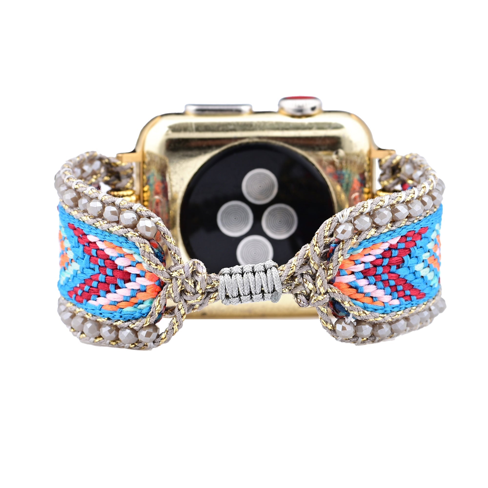 Apple Watch Handmade Boho Fabric Nylon Watch Strap Band (LSJLM003)
