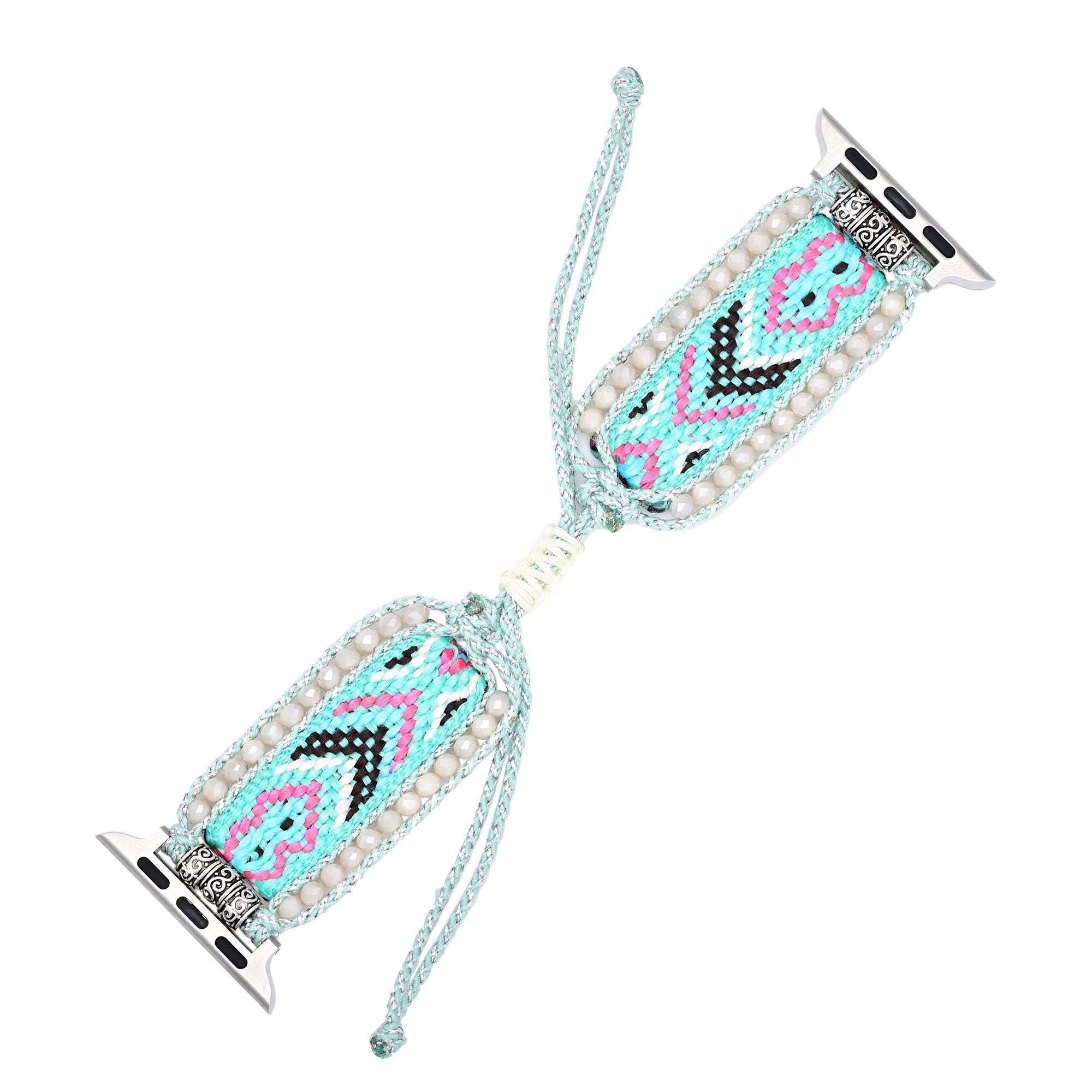 Apple Watch Handmade Boho Fabric Nylon Watch Strap Band (LSJLM003)