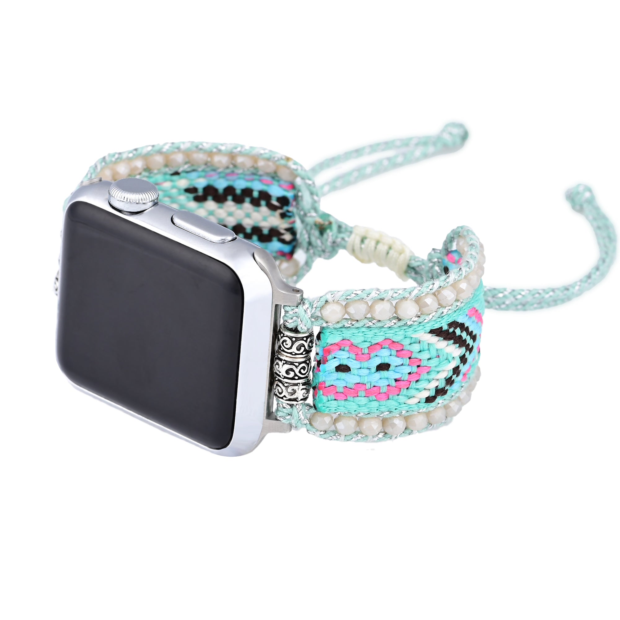 Apple Watch Handmade Boho Fabric Nylon Watch Strap Band (LSJLM003)