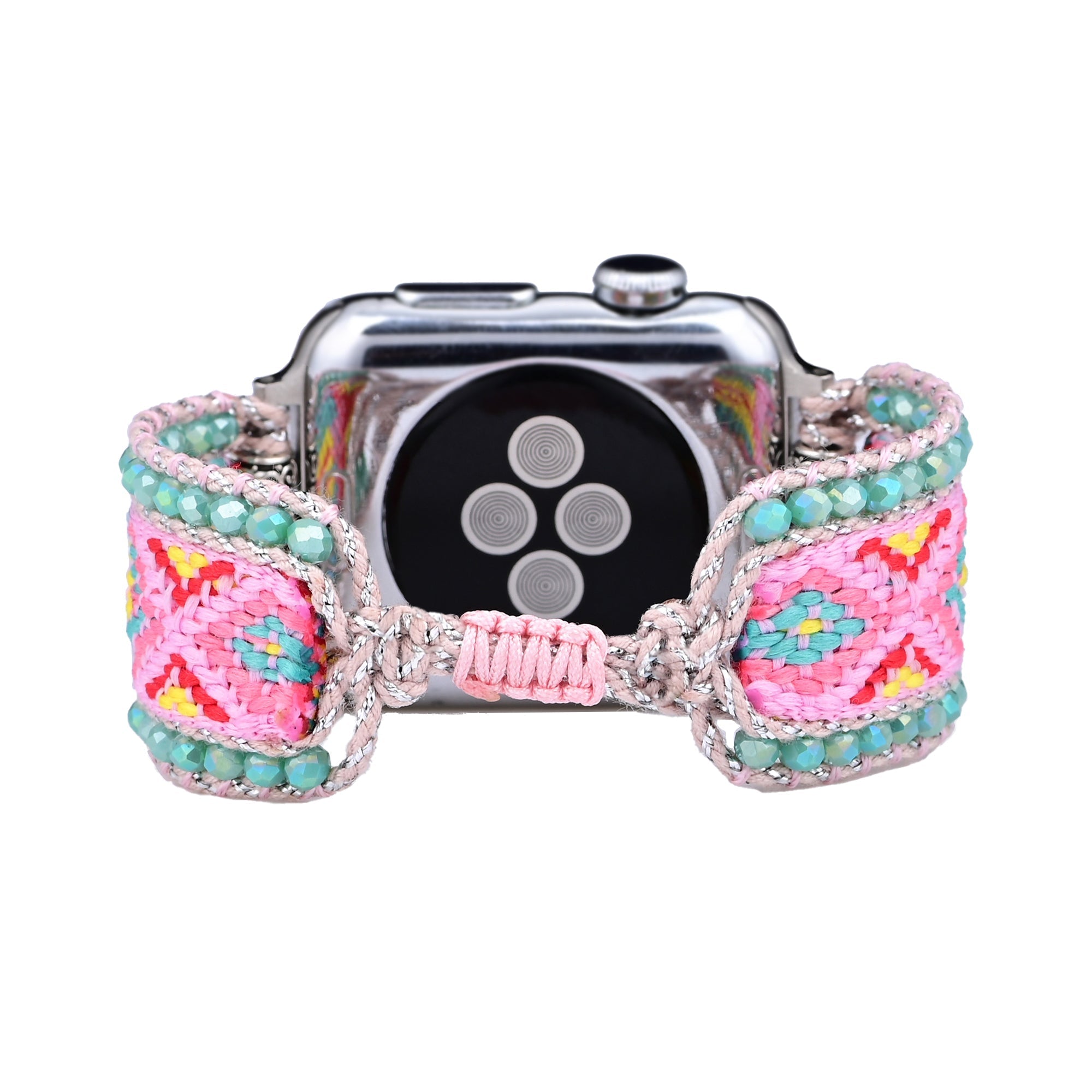 Apple Watch Handmade Boho Fabric Nylon Watch Strap Band (LSJLM003)