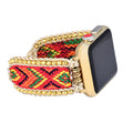 Apple Watch Handmade Boho Fabric Nylon Watch Strap Band (LSJLM003)