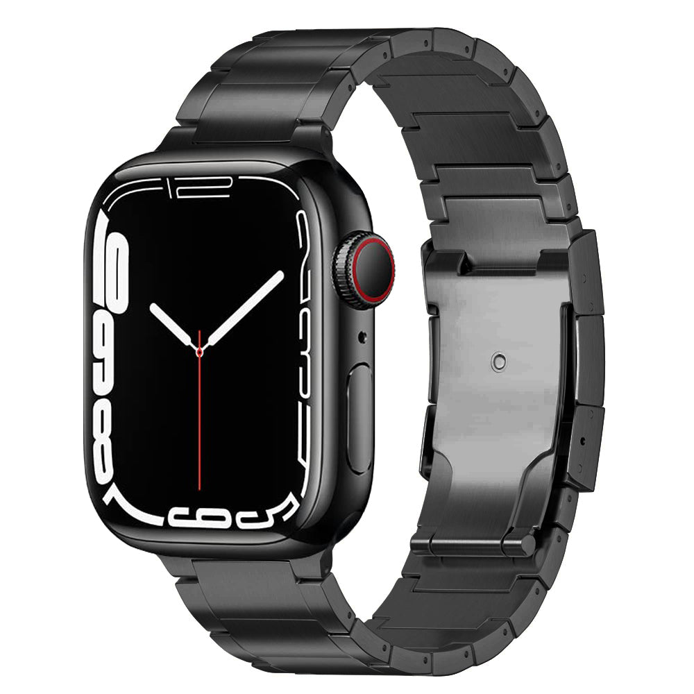 Apple Watch 3 BeadsTitanium metal Watch band With Turtle Buckle (LSJLT-006)