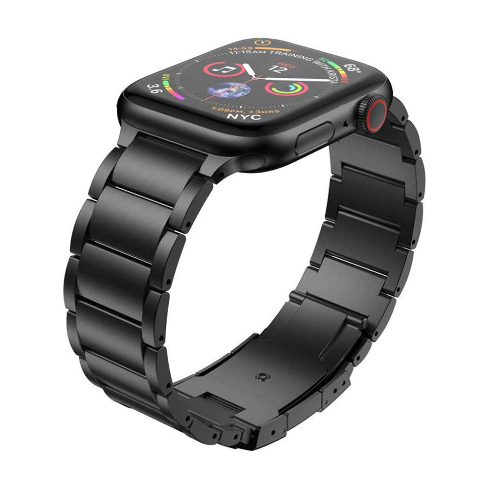 Apple Watch 3 BeadsTitanium metal Watch band With Turtle Buckle (LSJLT-006)