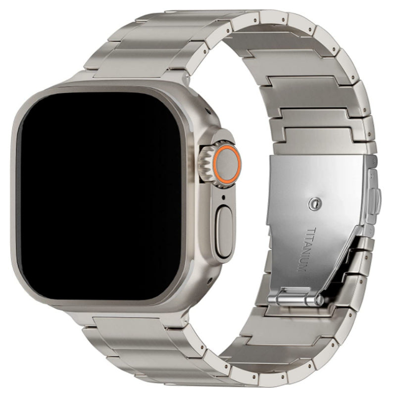 Apple Watch Intergrated 3 Beads Titanium Watch Bands With Flat Buckle (LSJLT-012)