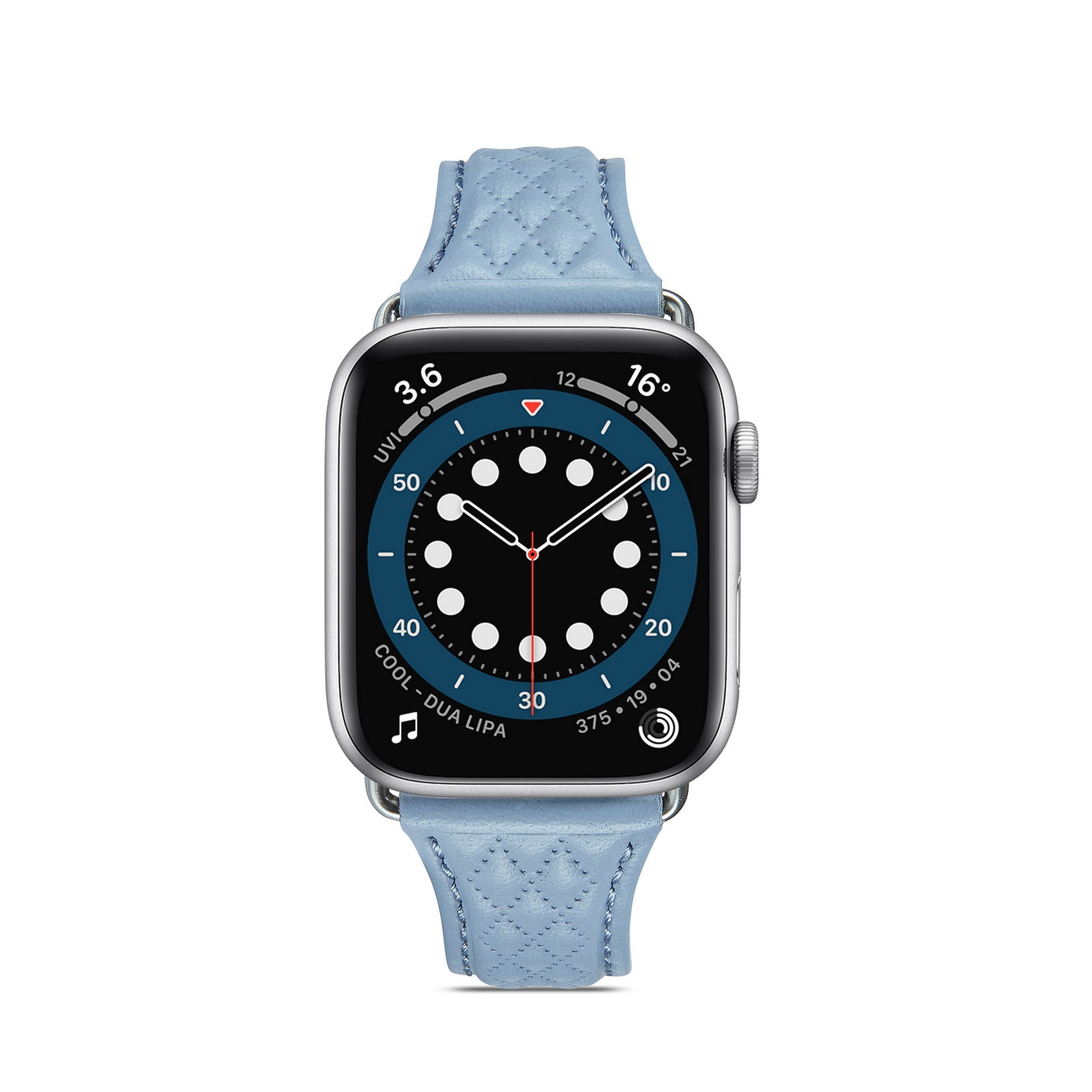 Apple Watch Rhombus Genuine Leather Watch Band (LSJMTD-001)