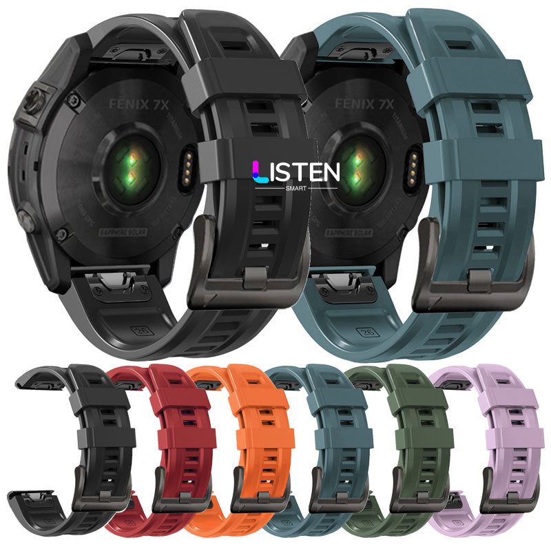 22 mm Quick Fit Silicone Watch Band for Garmin (LSJSHP-003)