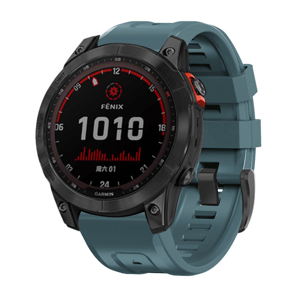 22 mm Quick Fit Silicone Watch Band for Garmin (LSJSHP-003)