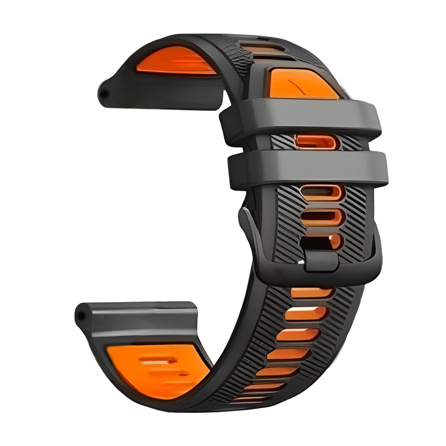 22 mm Quick Release Silicone Watch Band for Garmin Forerunner 965 (LSJSHP-004)