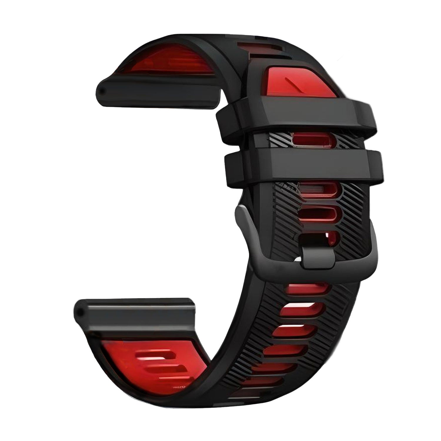 22 mm Quick Release Silicone Watch Band for Garmin Forerunner 965 (LSJSHP-004)