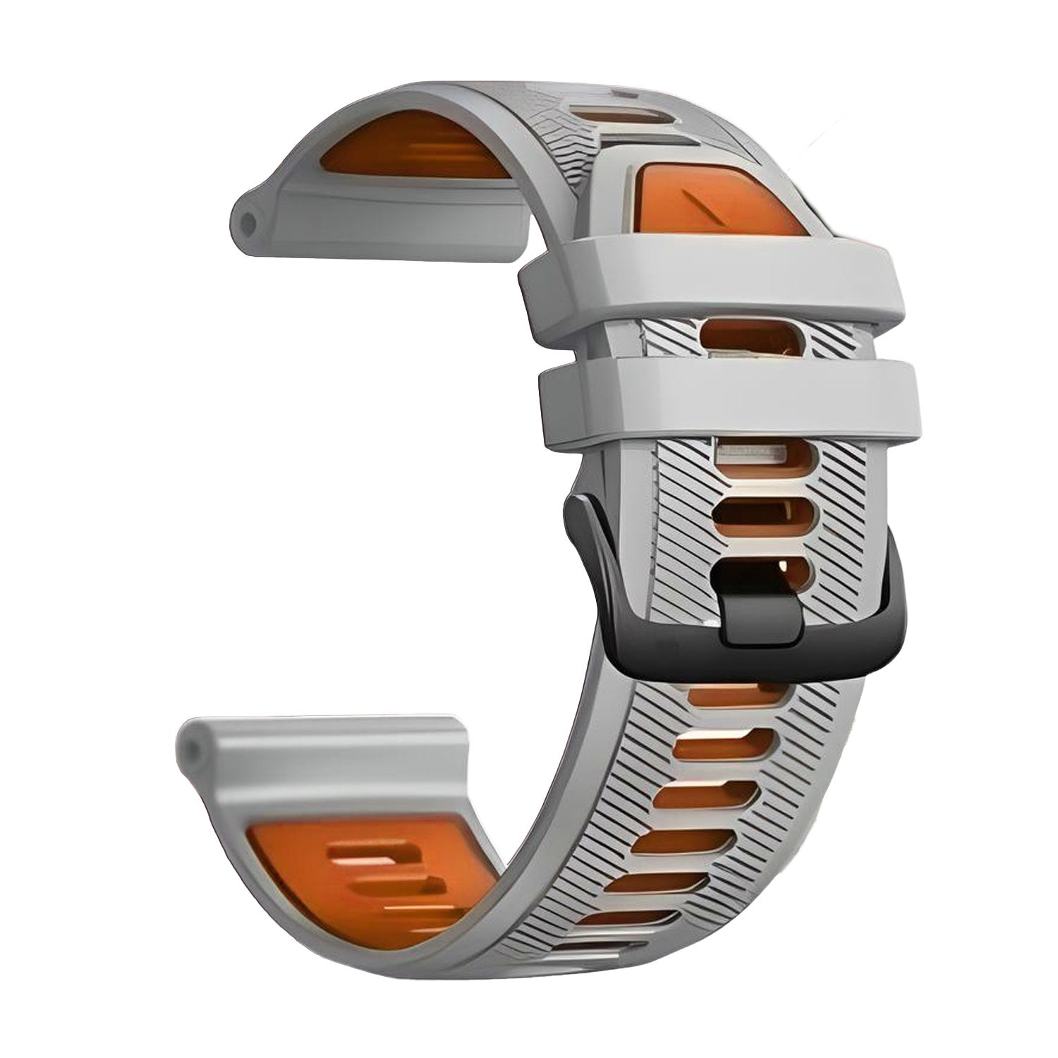 22 mm Quick Release Silicone Watch Band for Garmin Forerunner 965 (LSJSHP-004)