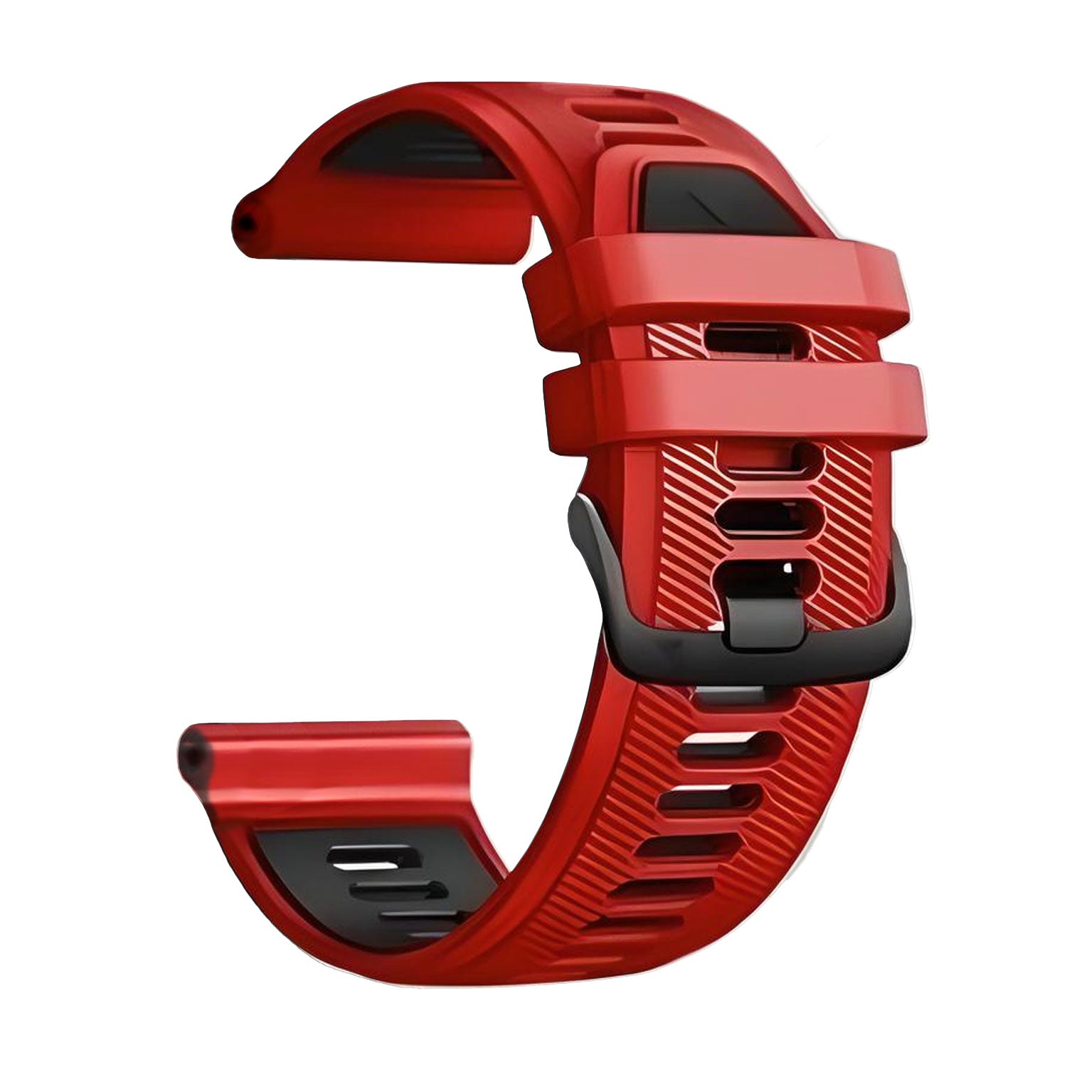 22 mm Quick Release Silicone Watch Band for Garmin Forerunner 965 (LSJSHP-004)
