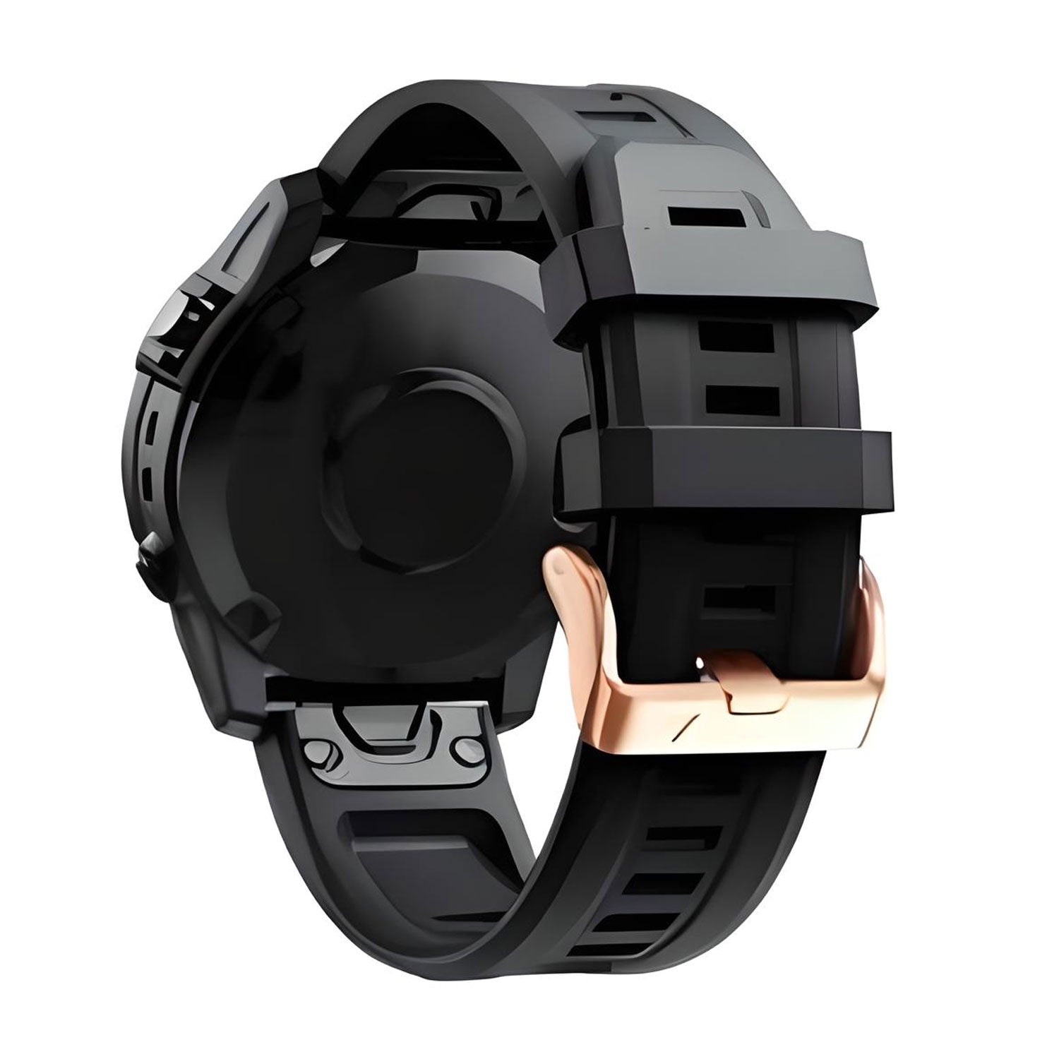 20 mm Quick Fit Silicone Watch Band Rose Buckle for Garmin (LSJSHP-005)