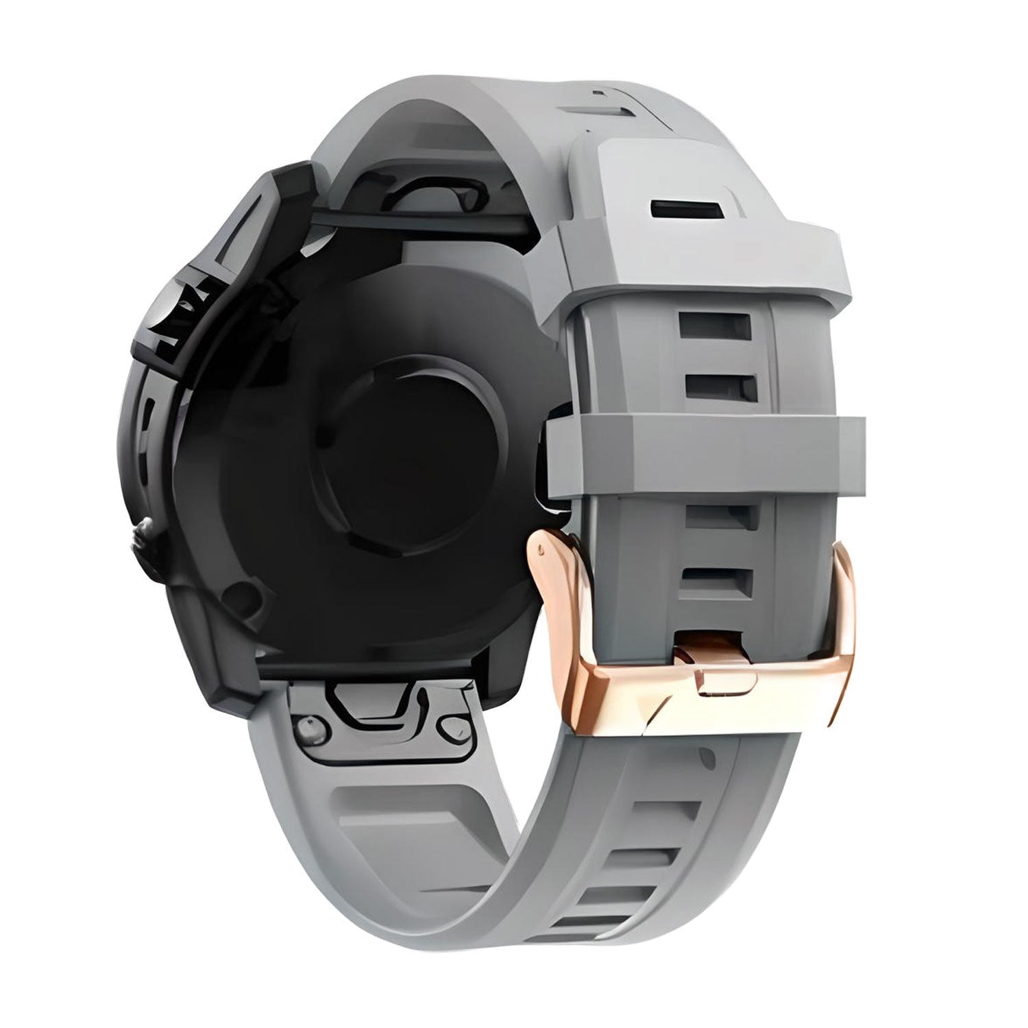 20 mm Quick Fit Silicone Watch Band Rose Buckle for Garmin (LSJSHP-005)