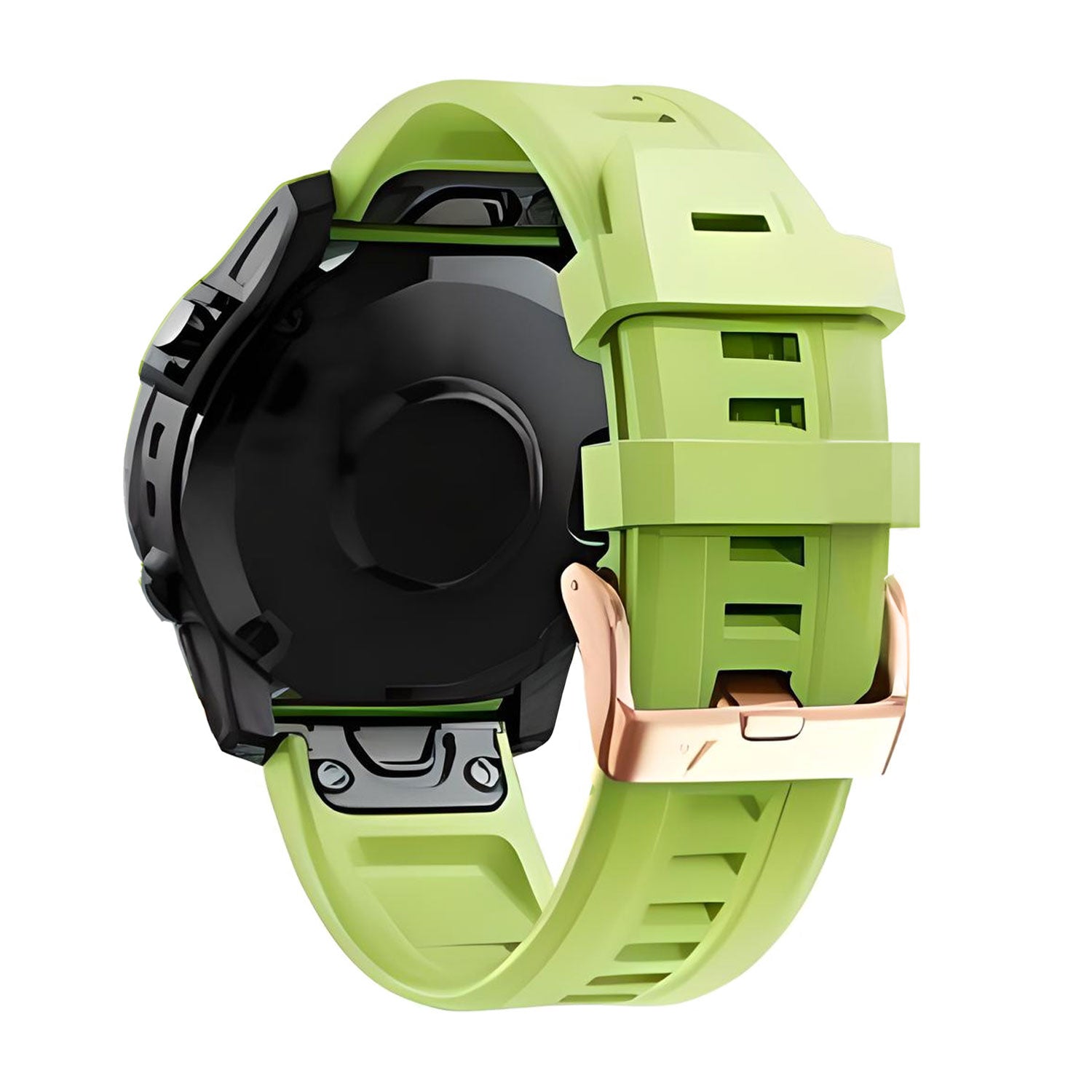20 mm Quick Fit Silicone Watch Band Rose Buckle for Garmin (LSJSHP-005)