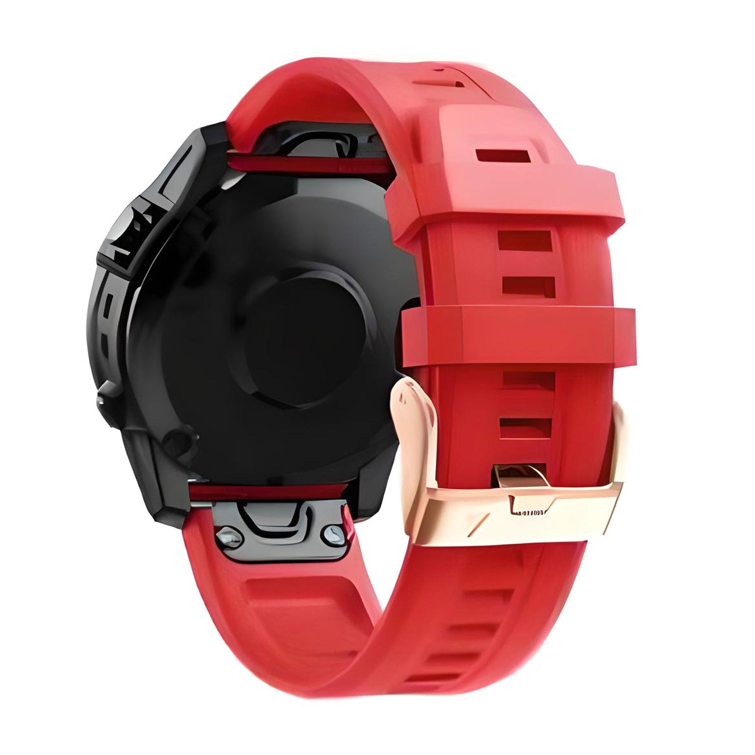 20 mm Quick Fit Silicone Watch Band Rose Buckle for Garmin (LSJSHP-005)
