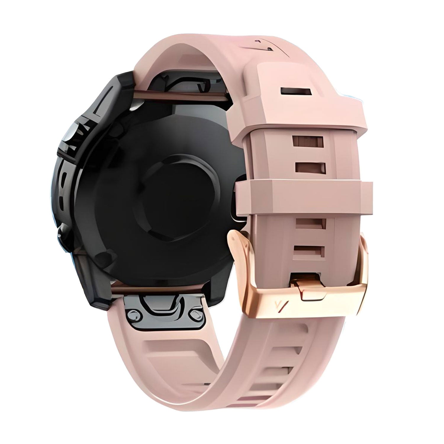 20 mm Quick Fit Silicone Watch Band Rose Buckle for Garmin (LSJSHP-005)