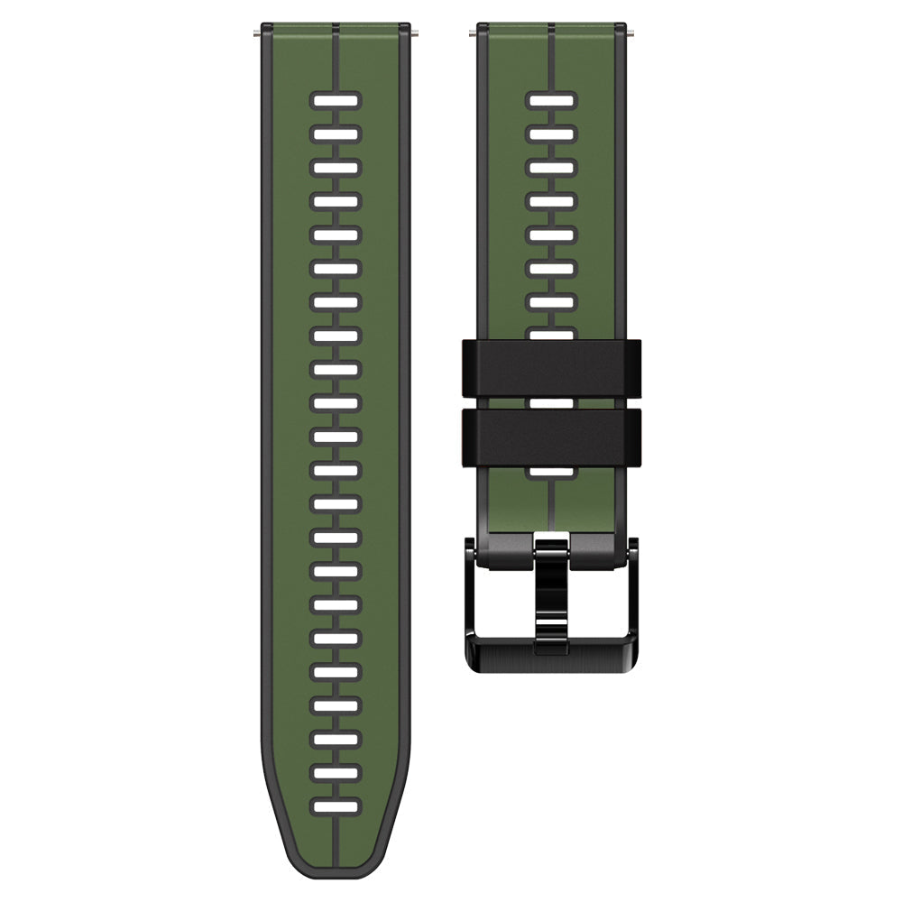 20 mm Quick Release Two Color Universal Silicone Watch Band (LSJYH-001)