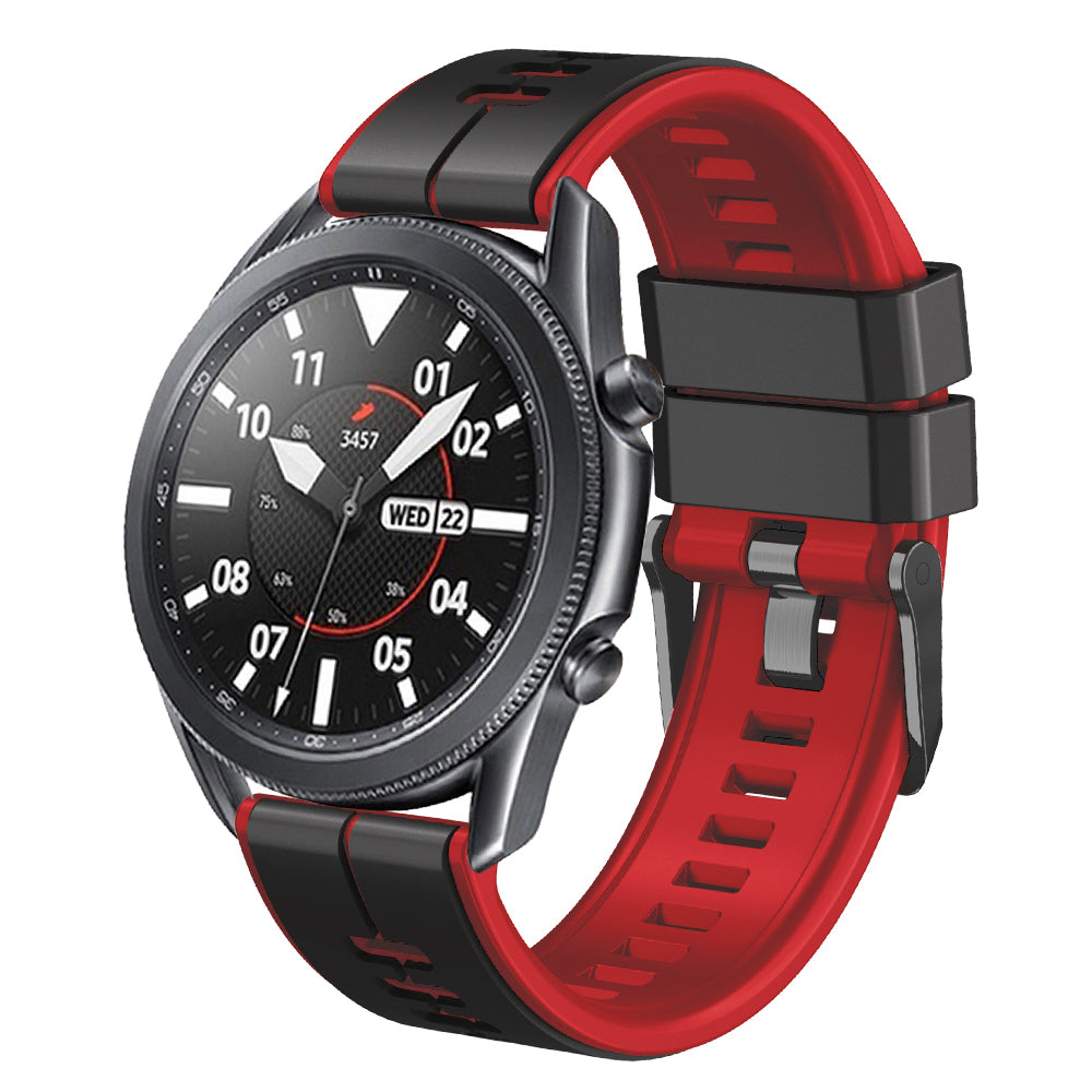 20 mm Quick Release Two Color Universal Silicone Watch Band (LSJYH-001)