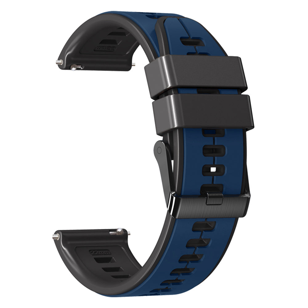 22 mm Quick Release Two Color Universal Silicone Watch Band (LSJYH-001)