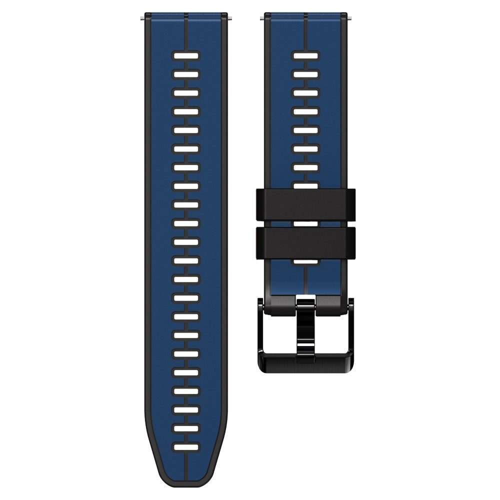 22 mm Quick Release Two Color Universal Silicone Watch Band (LSJYH-001)