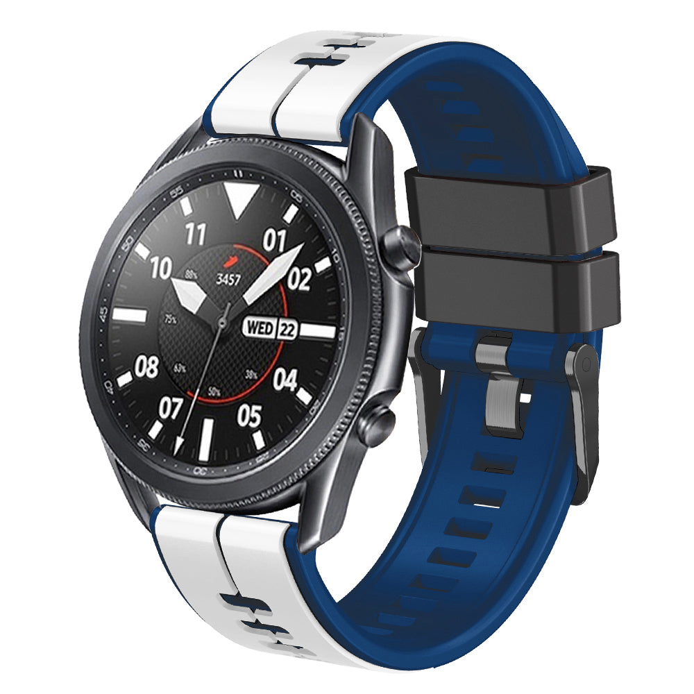 20 mm Quick Release Two Color Universal Silicone Watch Band (LSJYH-001)