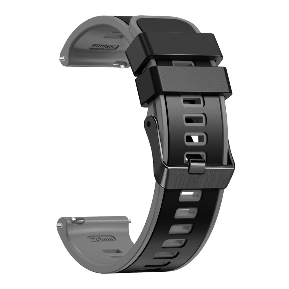 20 mm Quick Release Silicone Watch Strap Double Color Band (LSJYH-003)