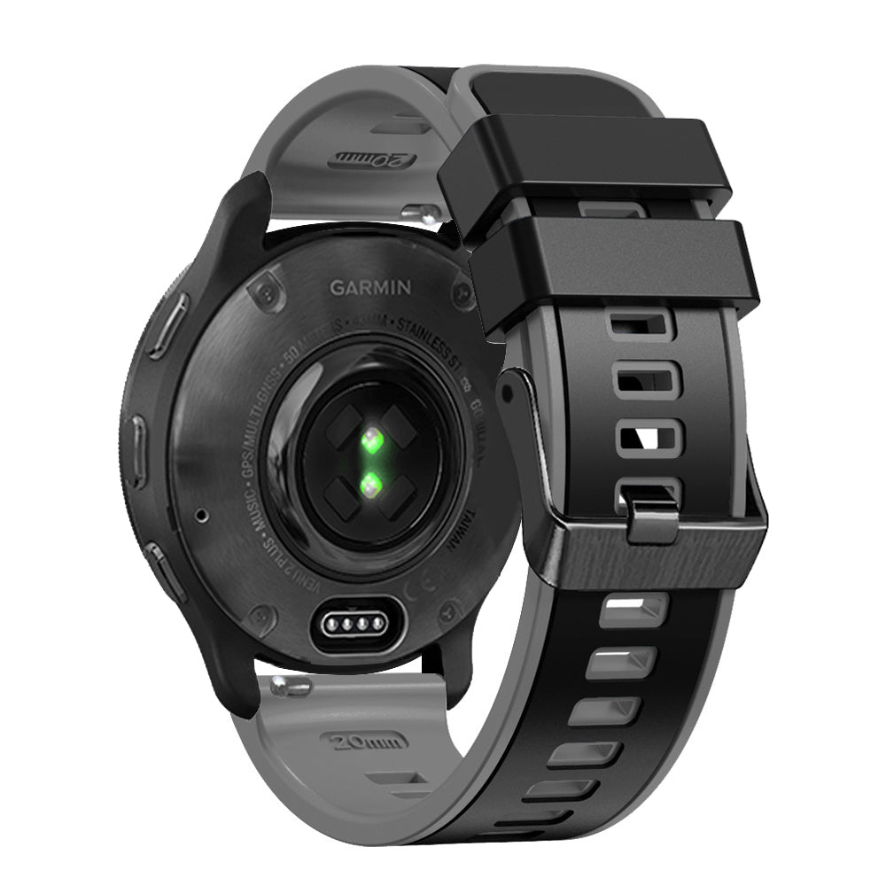 20 mm Quick Release Silicone Watch Strap Double Color Band (LSJYH-003)