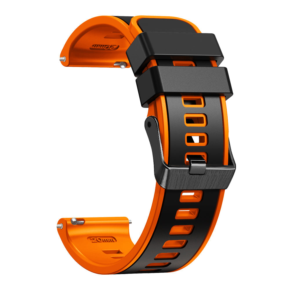20 mm Quick Release Silicone Watch Strap Double Color Band (LSJYH-003)
