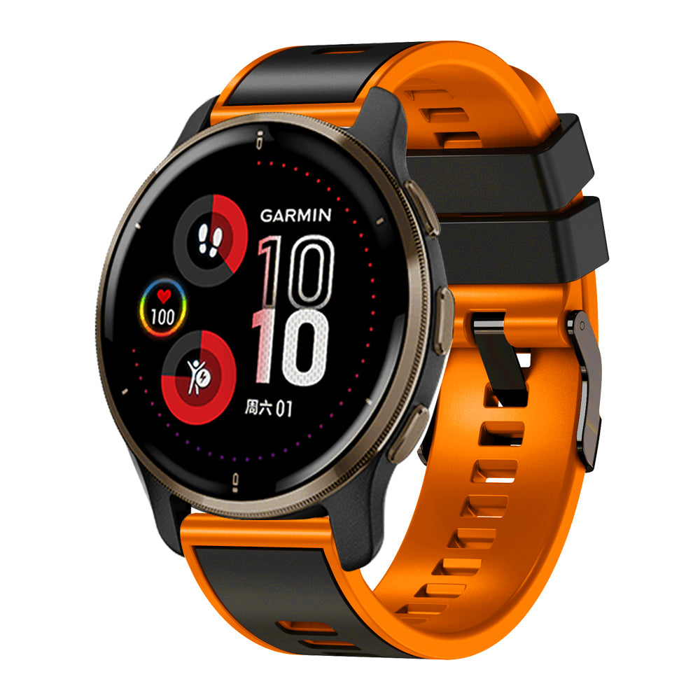 20 mm Quick Release Silicone Watch Strap Double Color Band (LSJYH-003)