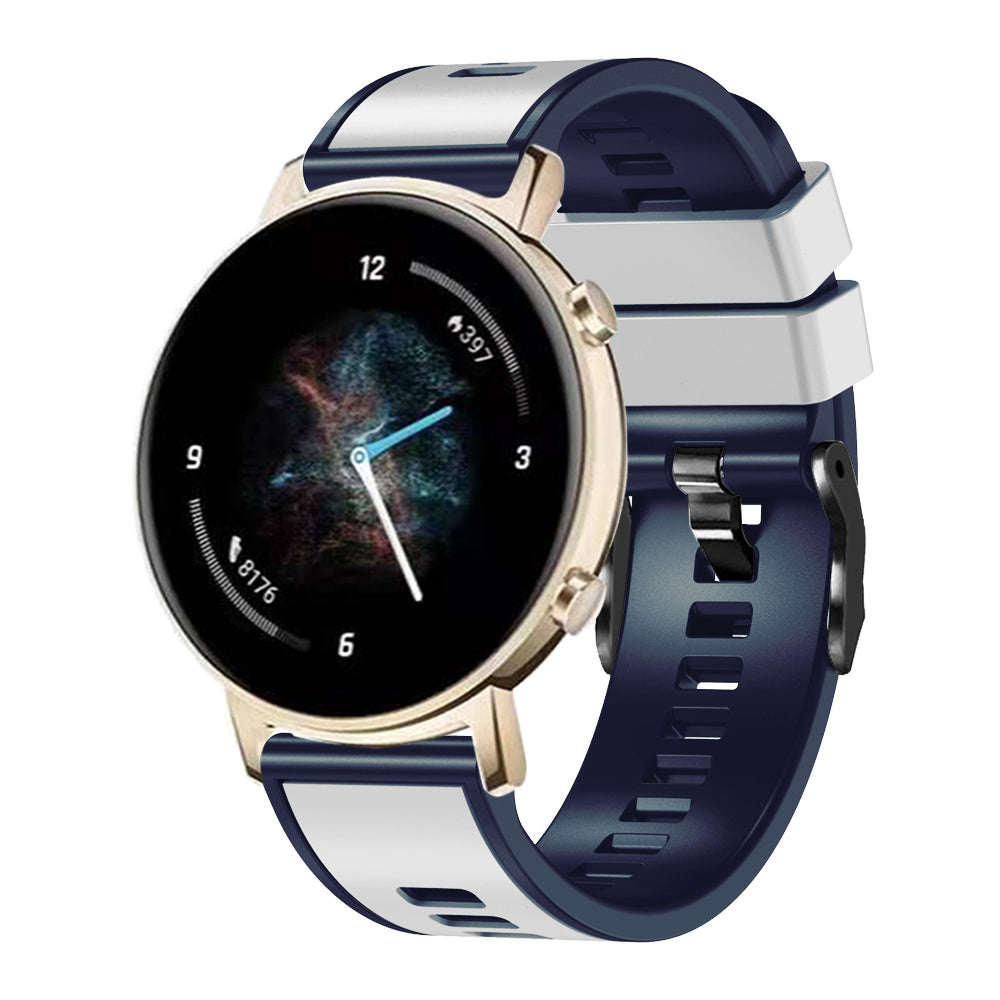 20 mm Quick Release Silicone Watch Strap Double Color Band (LSJYH-003)