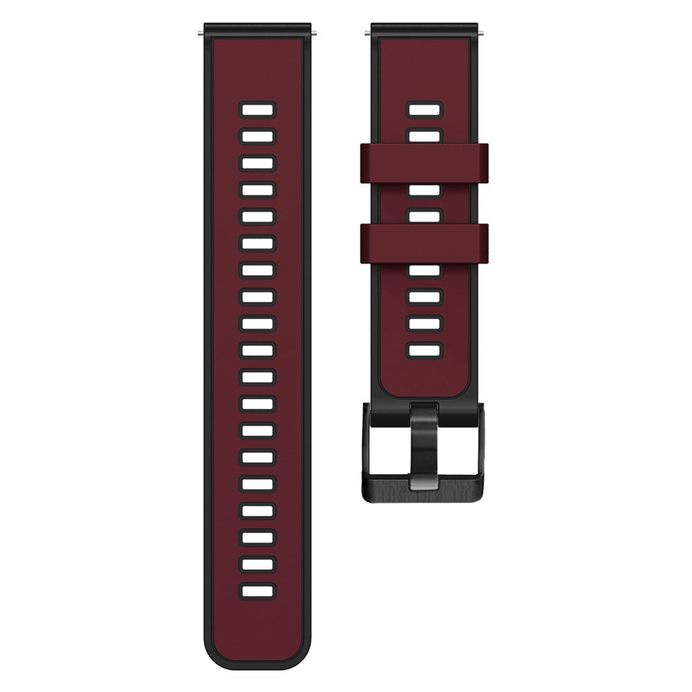 20 mm Quick Release Silicone Watch Strap Double Color Band (LSJYH-003)