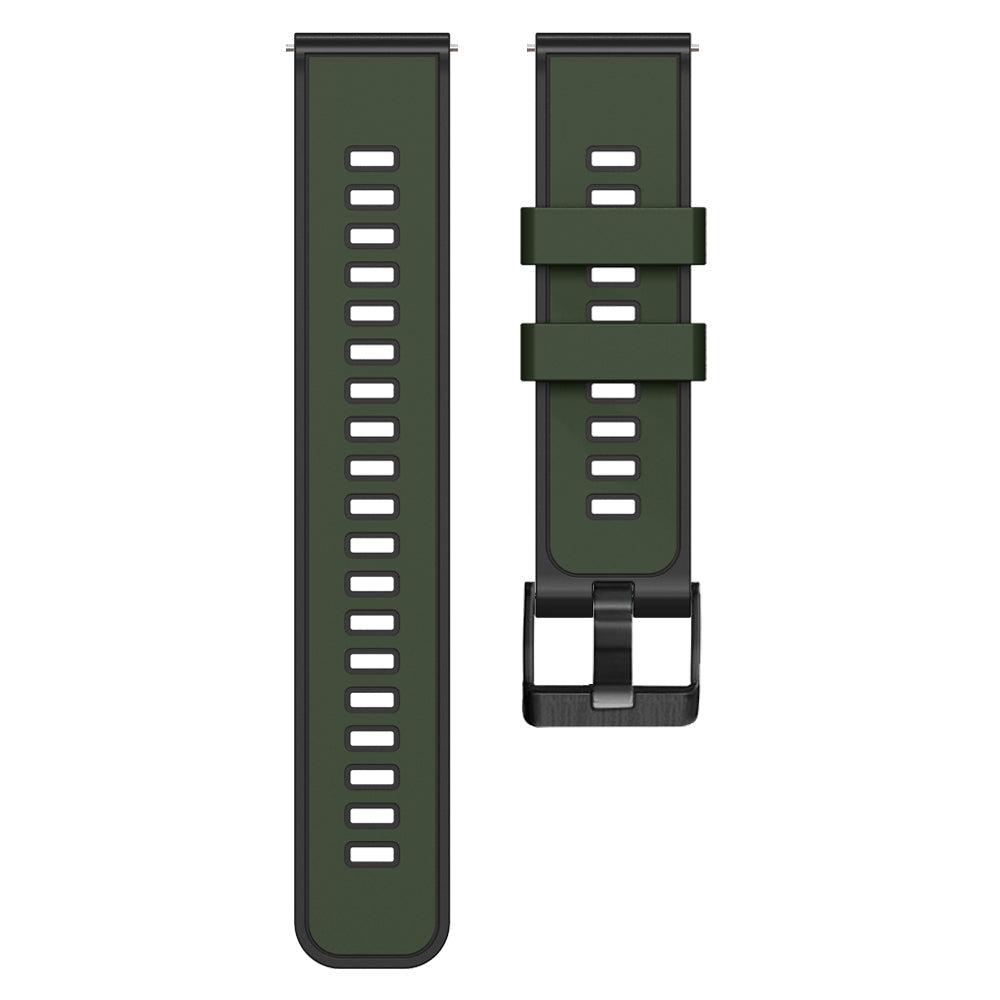 20 mm Quick Release Silicone Watch Strap Double Color Band (LSJYH-003)