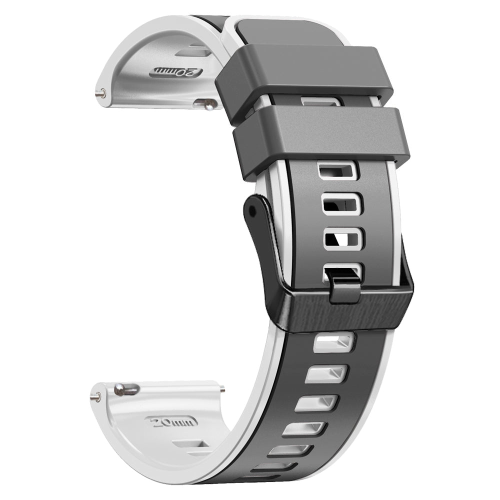 20 mm Quick Release Silicone Watch Strap Double Color Band (LSJYH-003)