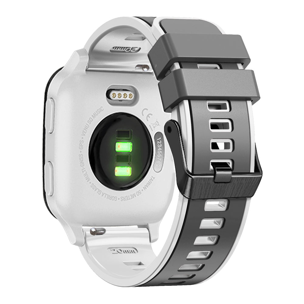 20 mm Quick Release Silicone Watch Strap Double Color Band (LSJYH-003)