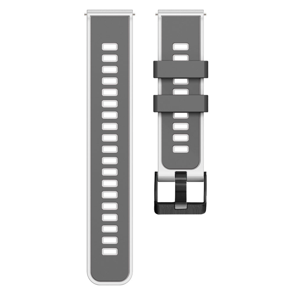 20 mm Quick Release Silicone Watch Strap Double Color Band (LSJYH-003)