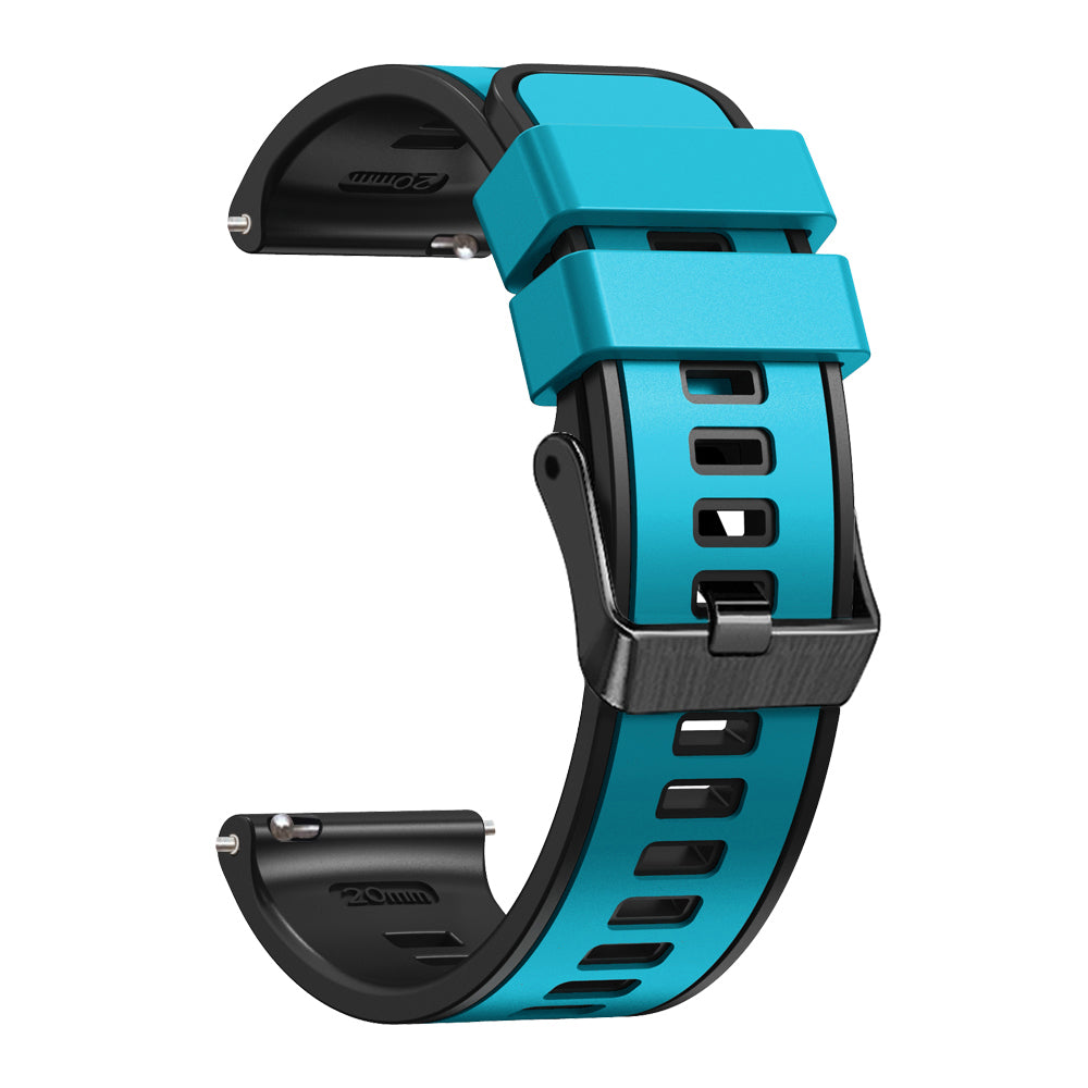 20 mm Quick Release Silicone Watch Strap Double Color Band (LSJYH-003)