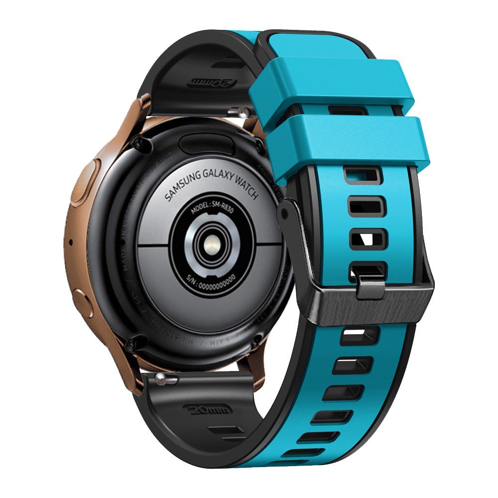 20 mm Quick Release Silicone Watch Strap Double Color Band (LSJYH-003)