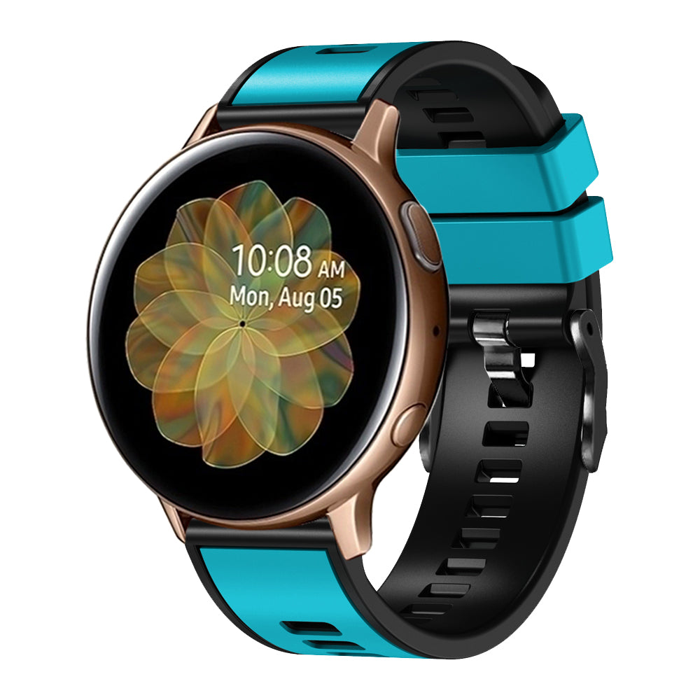 20 mm Quick Release Silicone Watch Strap Double Color Band (LSJYH-003)