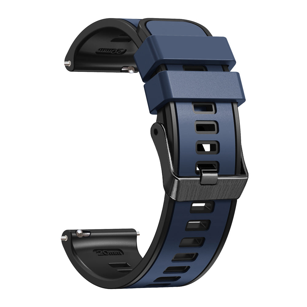 20 mm Quick Release Silicone Watch Strap Double Color Band (LSJYH-003)