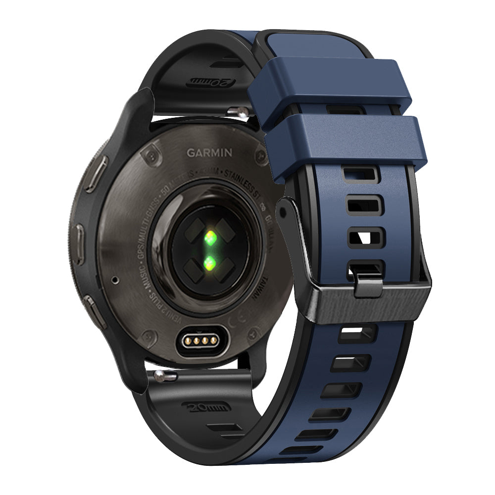 20 mm Quick Release Silicone Watch Strap Double Color Band (LSJYH-003)