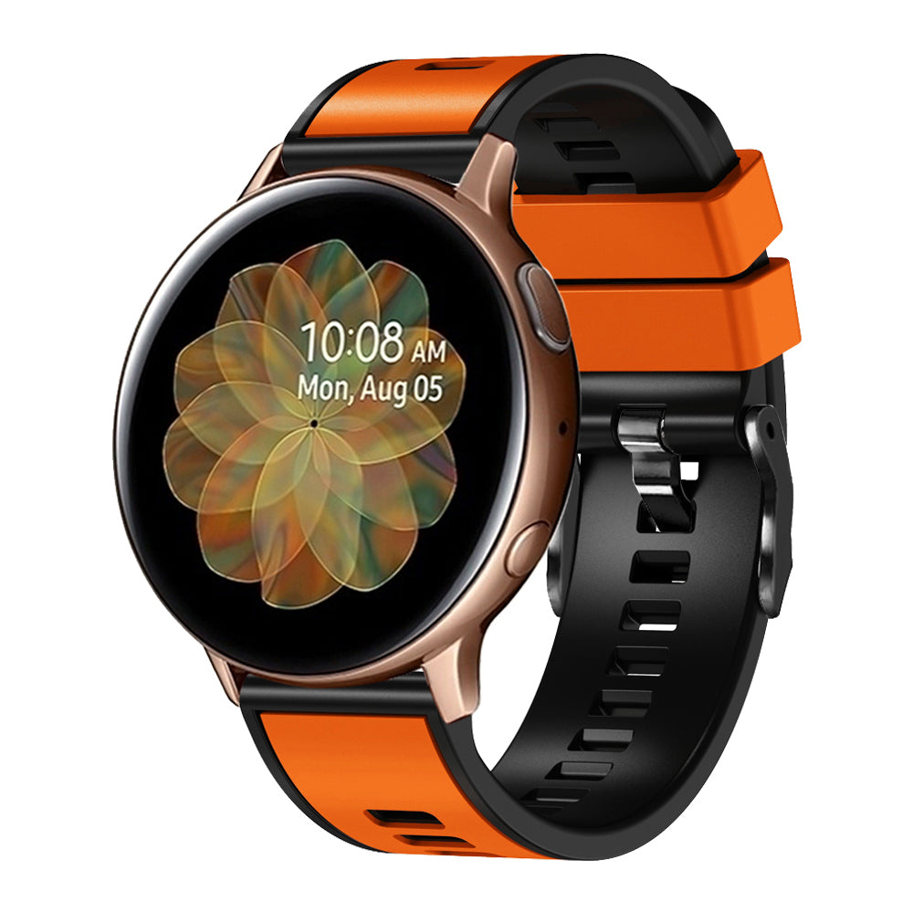 20 mm Quick Release Silicone Watch Strap Double Color Band (LSJYH-003)